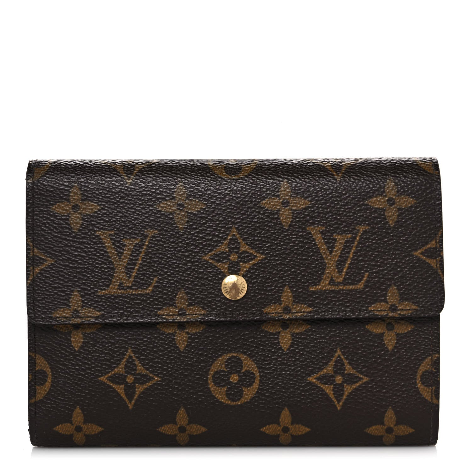 Louis Vuitton Monogram Tri-Fold Compact Wallet 1 of 12