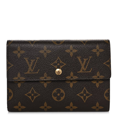 Louis Vuitton Monogram Tri-Fold Compact Wallet 1 of 12