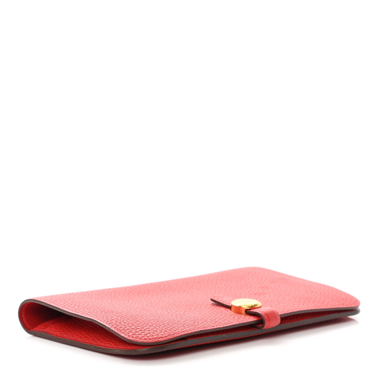 Hermes Togo Dogon Duo Wallet Rouge Casaque 5 of 11