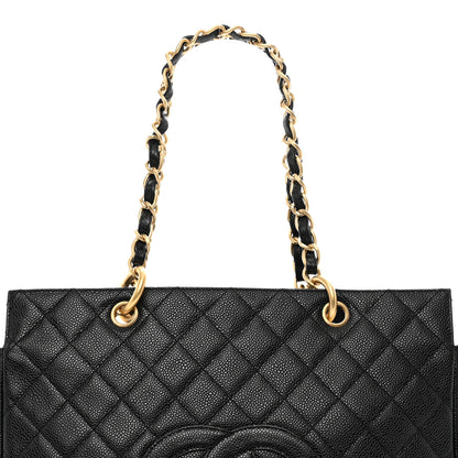 Chanel Caviar Quilted Grand Timeless Tote GTT Black 5 of 11