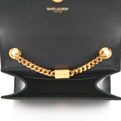 Saint Laurent Grain De Poudre Toy Monogram Kate Satchel Black 4 of 8
