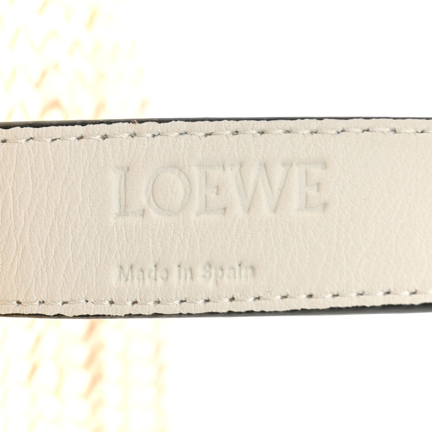 Loewe Raffia Medium Basket Tote Bag Natural White 6 of 13