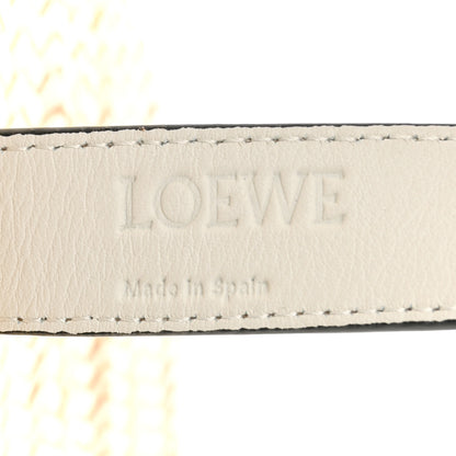 Loewe Raffia Medium Basket Tote Bag Natural White 6 of 13