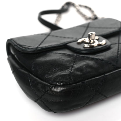 Chanel Lambskin Small Stitched Mini Flap Black 8 of 9