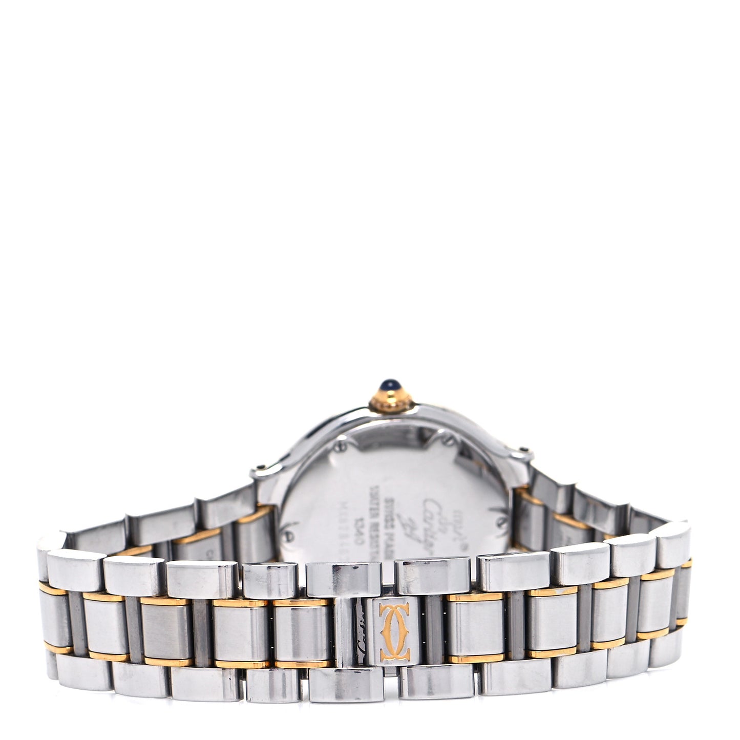 Stainless Steel 18K Yellow Gold 28mm Must De 21 Quartz Watch