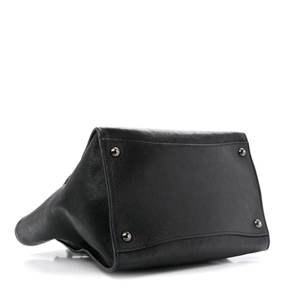 Prada Glace Calf Twin Pocket Tote Black 6 of 25