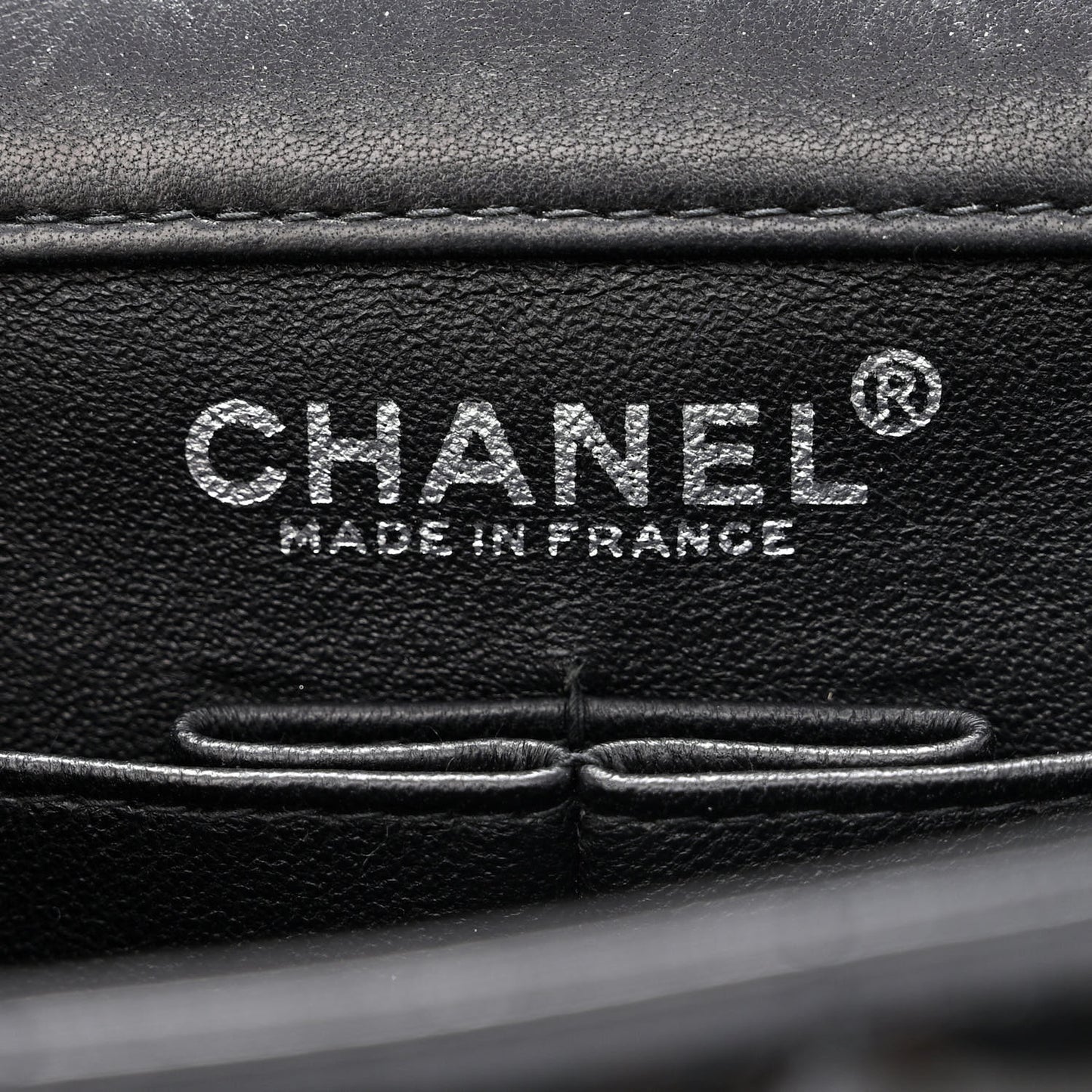 Patent Chocolate Bar Chain Clutch Black