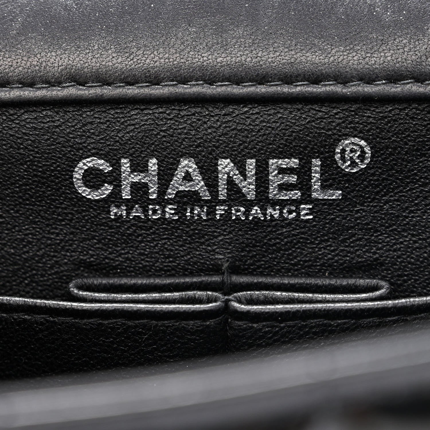Chanel Patent Chocolate Bar Chain Clutch Black 6 of 11