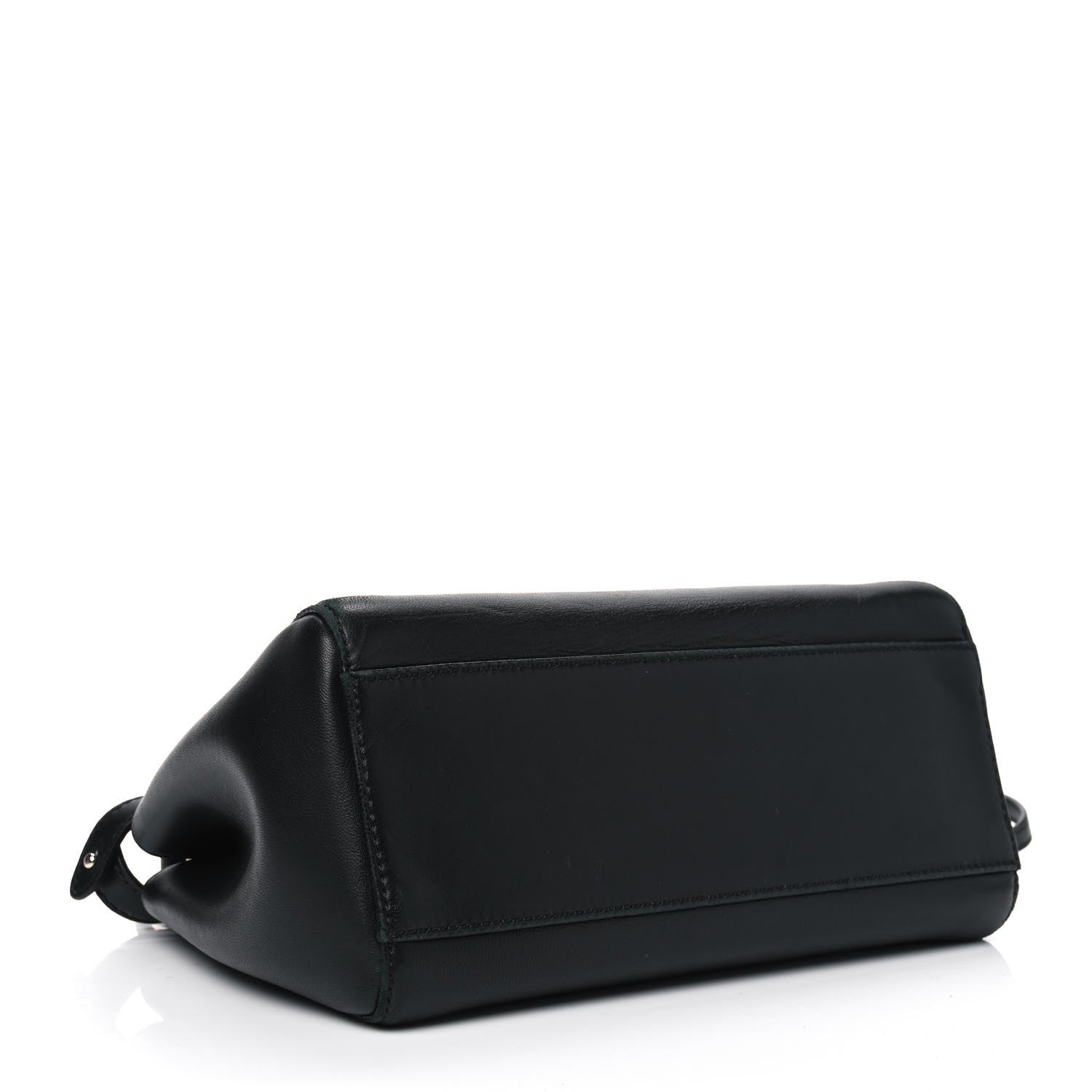Fendi Nappa Karung Monster Eyes Mini Peekaboo Iconic Satchel Black Papavero 3 of 9