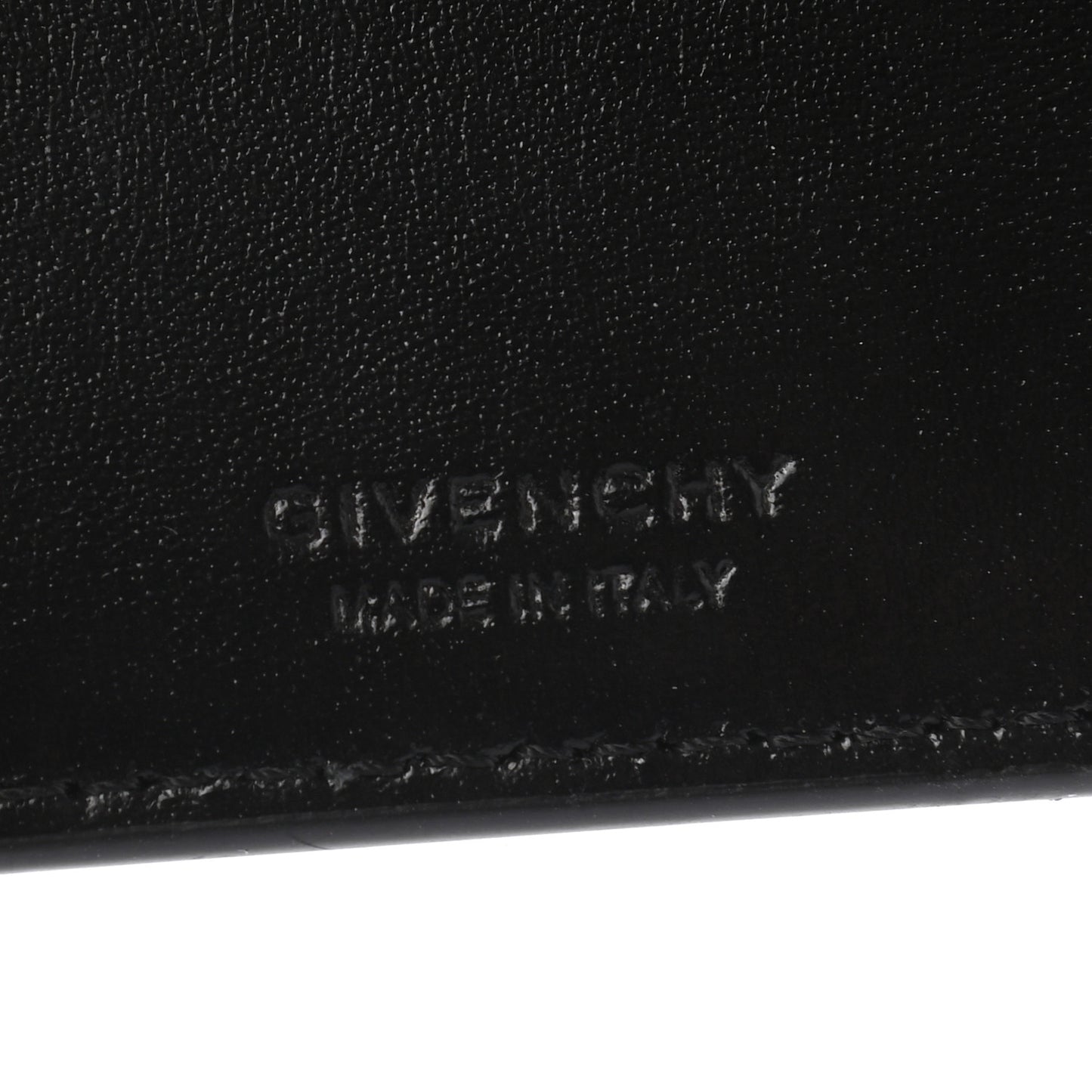 Textured Calfskin GV3 Wallet Black