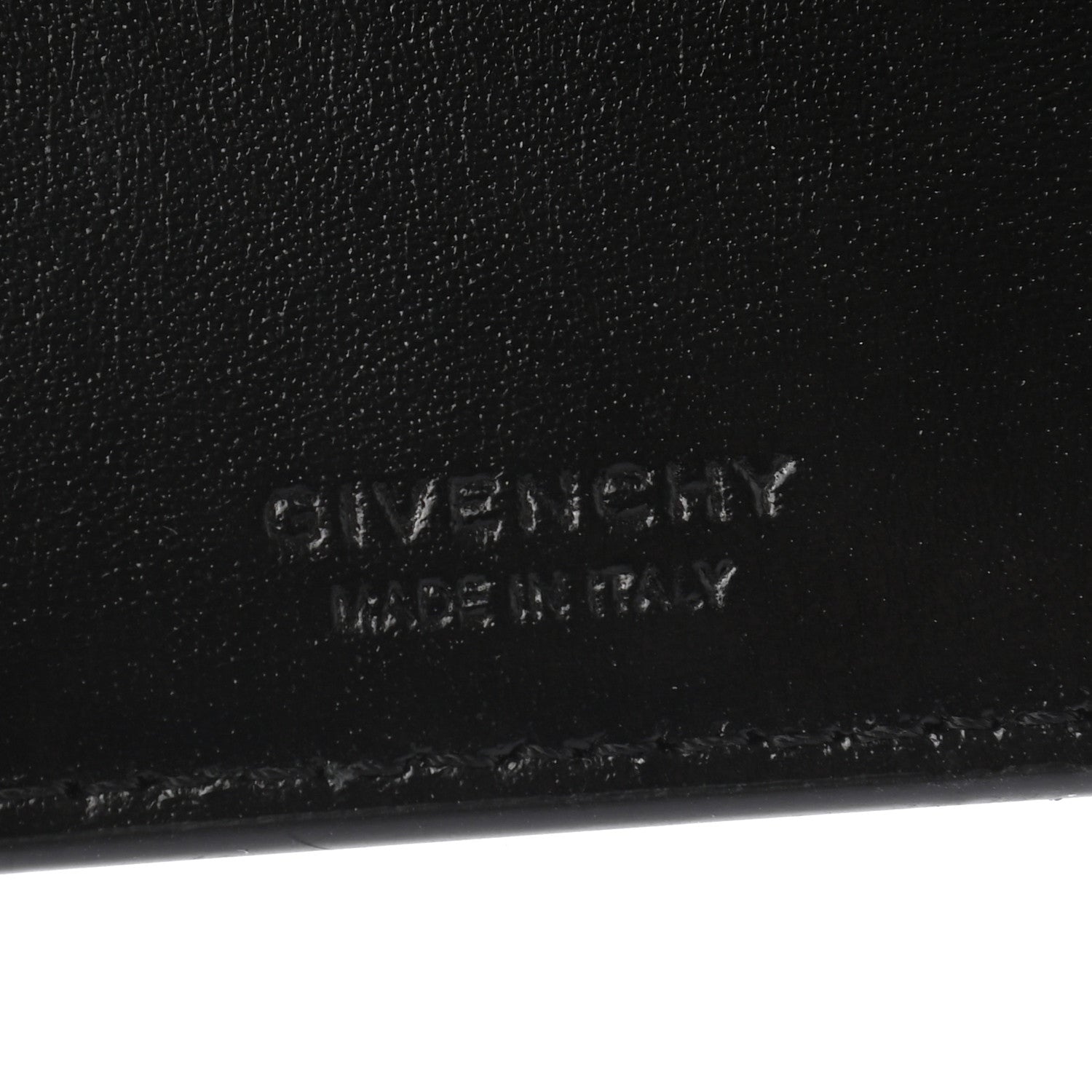 Givenchy Textured Calfskin GV3 Wallet Black 6 of 7