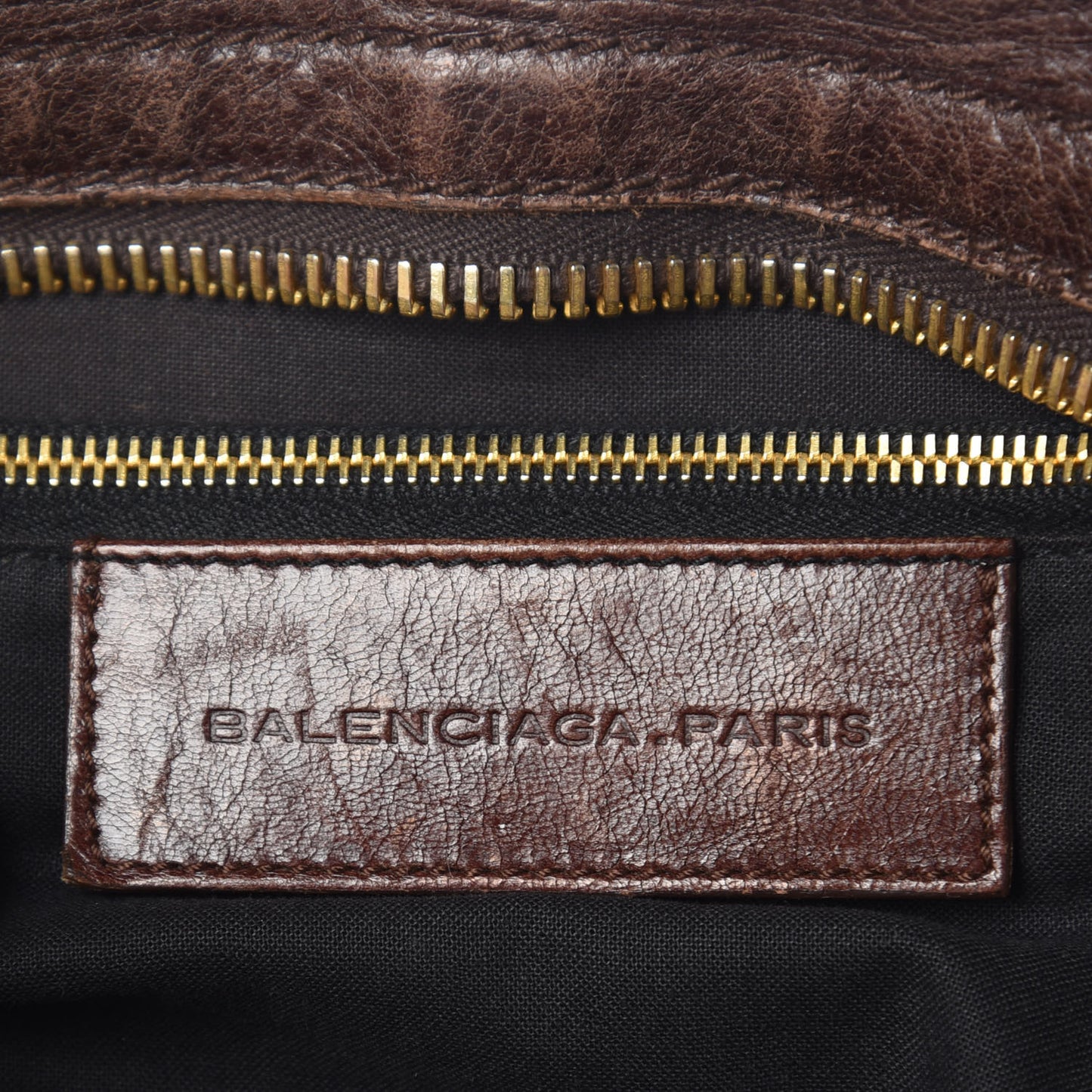 Agneau Giant 21 Gold Hardware City Dark Brown