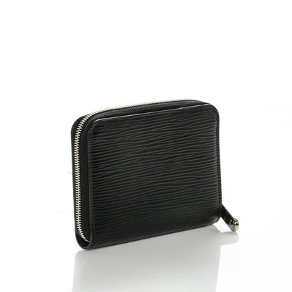 Louis Vuitton Epi Zippy Coin Purse Black 3 of 6