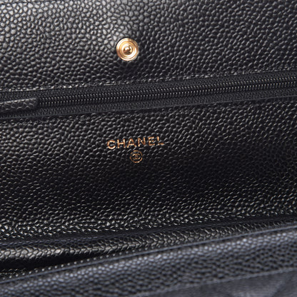 Chanel Caviar Quilted Wallet On Chain WOC Black 6 of 11