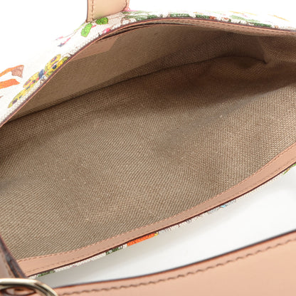 Gucci Canvas Floral Flora Small Jackie O Hobo White 5 of 7