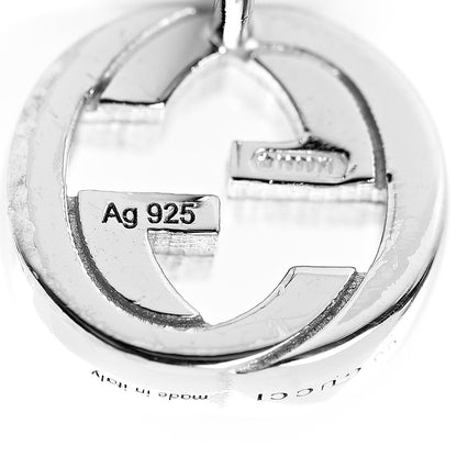 Gucci Sterling Silver Interlocking GG Stud Earrings 4 of 4