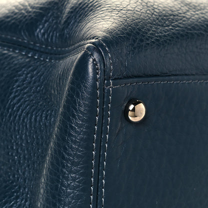Chanel Calfskin Cerf Executive Shopper Tote Blue 13 of 17