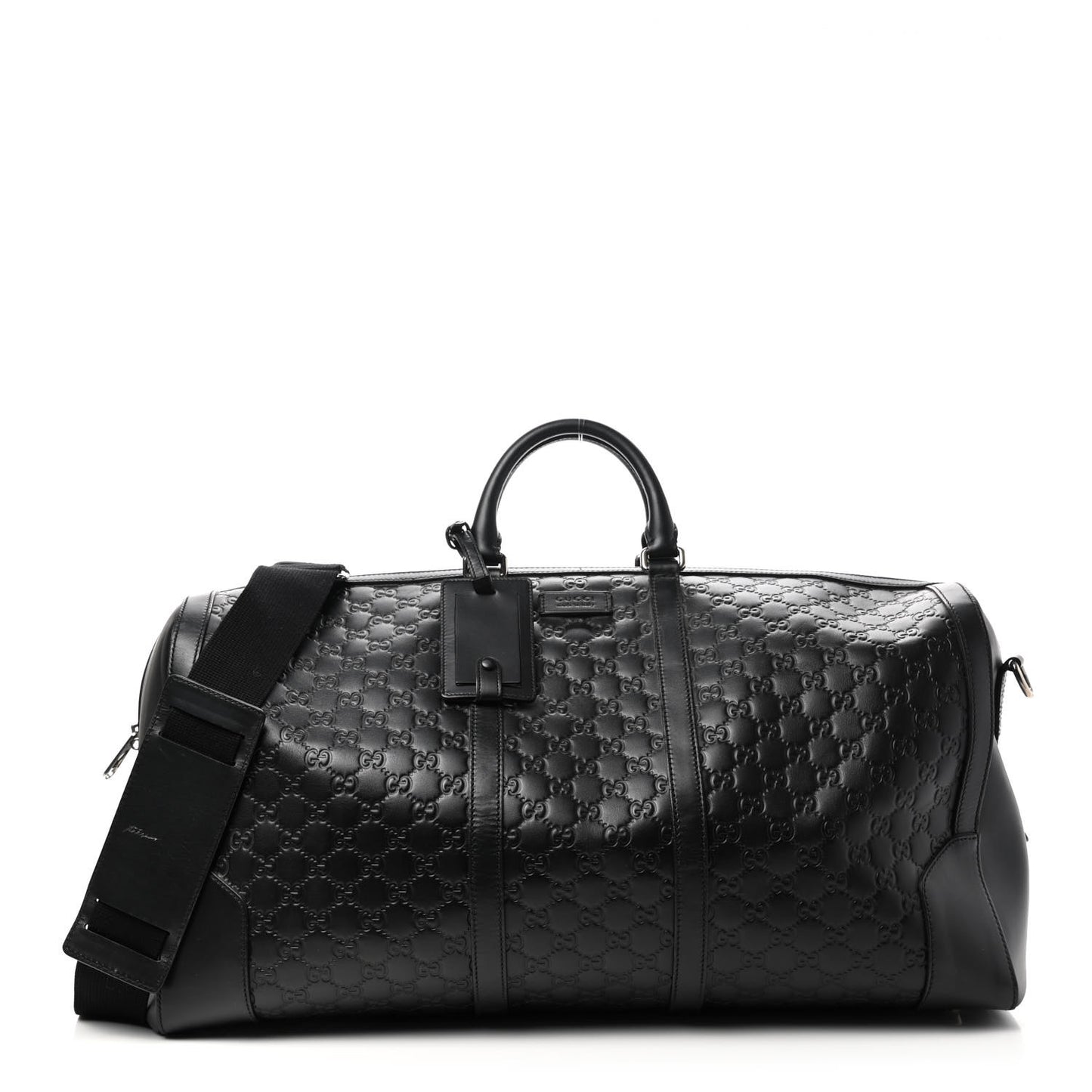 Guccissima Signature Large Duffle Black