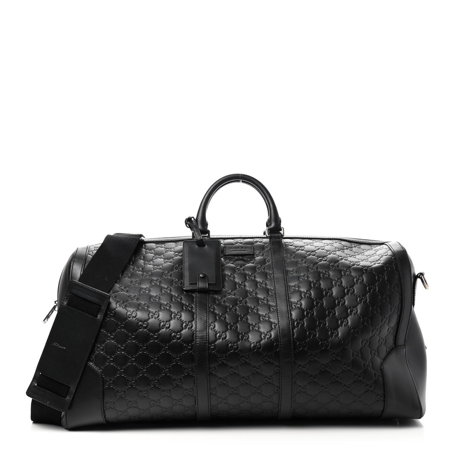 Gucci Guccissima Signature Large Duffle Black 1 of 17