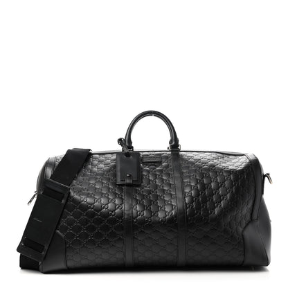 Gucci Guccissima Signature Large Duffle Black 1 of 17