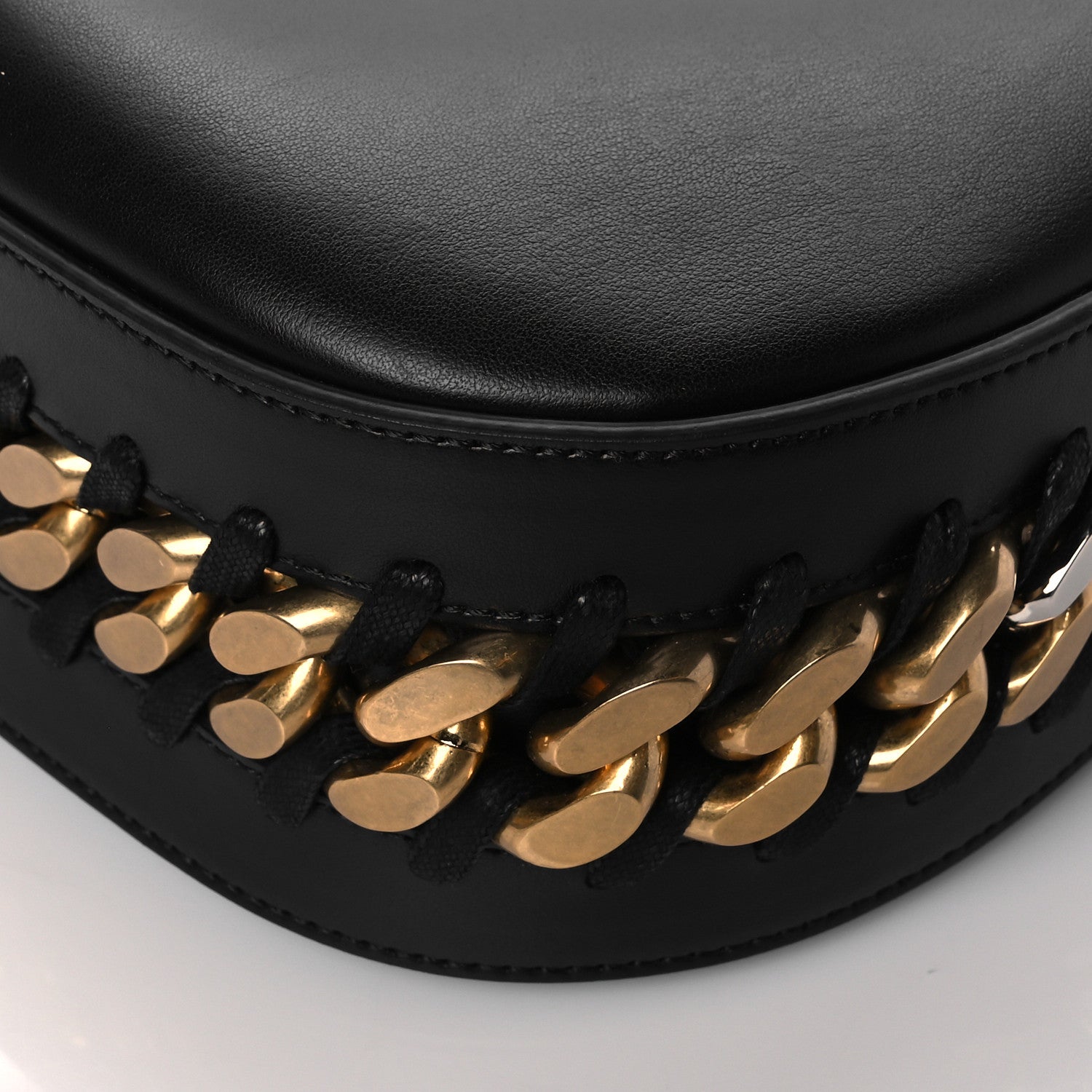 Stella McCartney Eco Alter Nappa Chain Small Hobo Black 9 of 9
