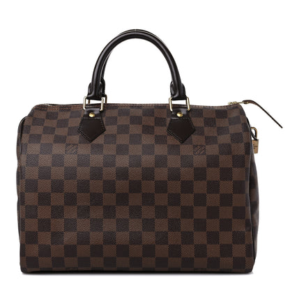Louis Vuitton Damier Ebene Speedy 30 1 of 10