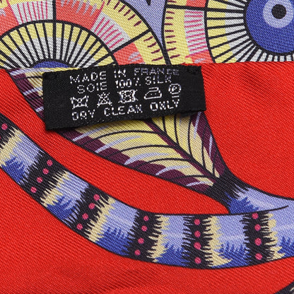 Hermes Silk The Savana Dance Twilly Rouge Parme Corail 4 of 5