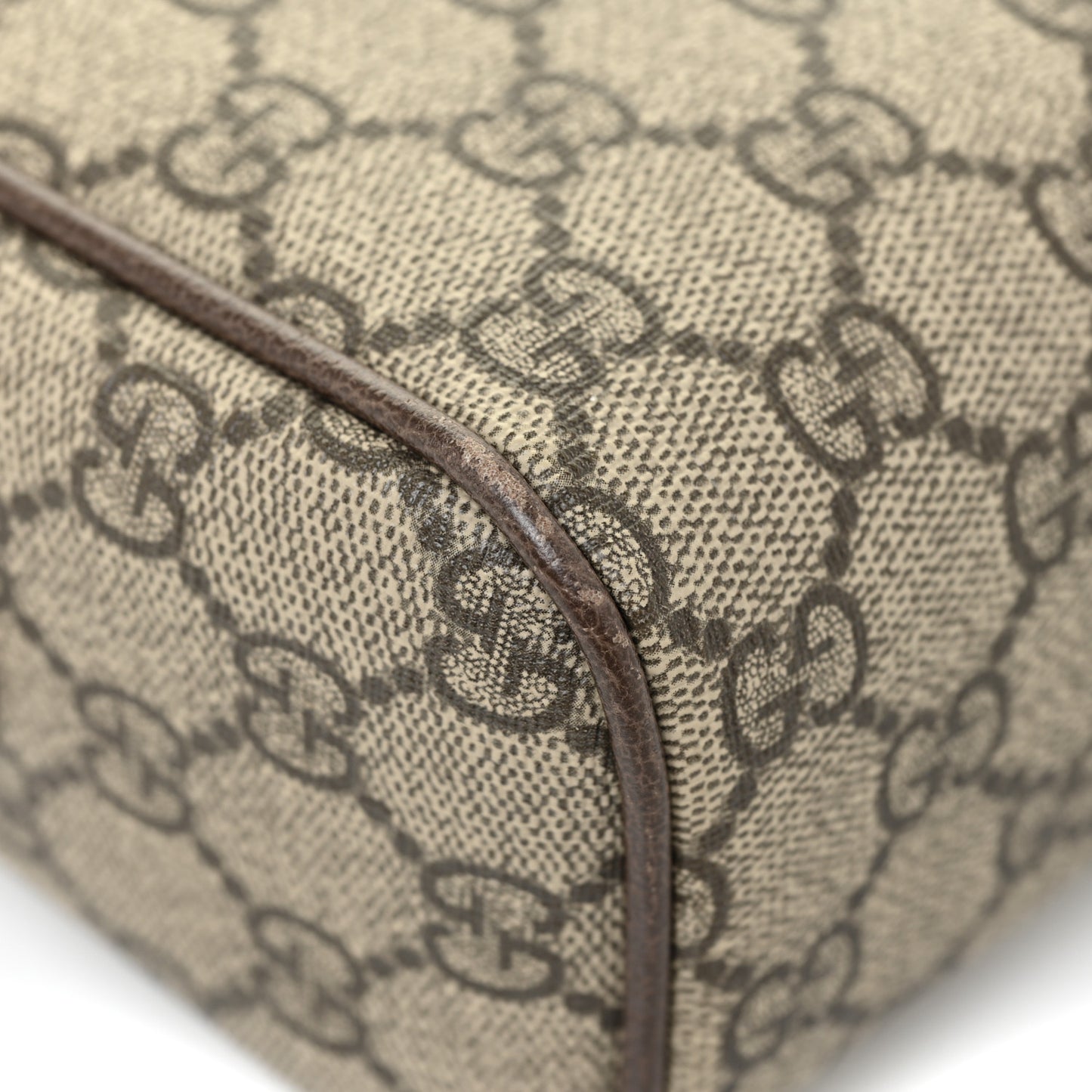 GG Supreme Monogram Web Small Ophidia Shoulder Bag Brown