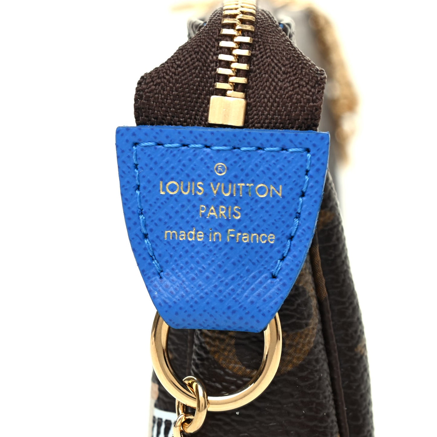Monogram 2019 Christmas Animation Mini Venice Pochette Accessories Blue