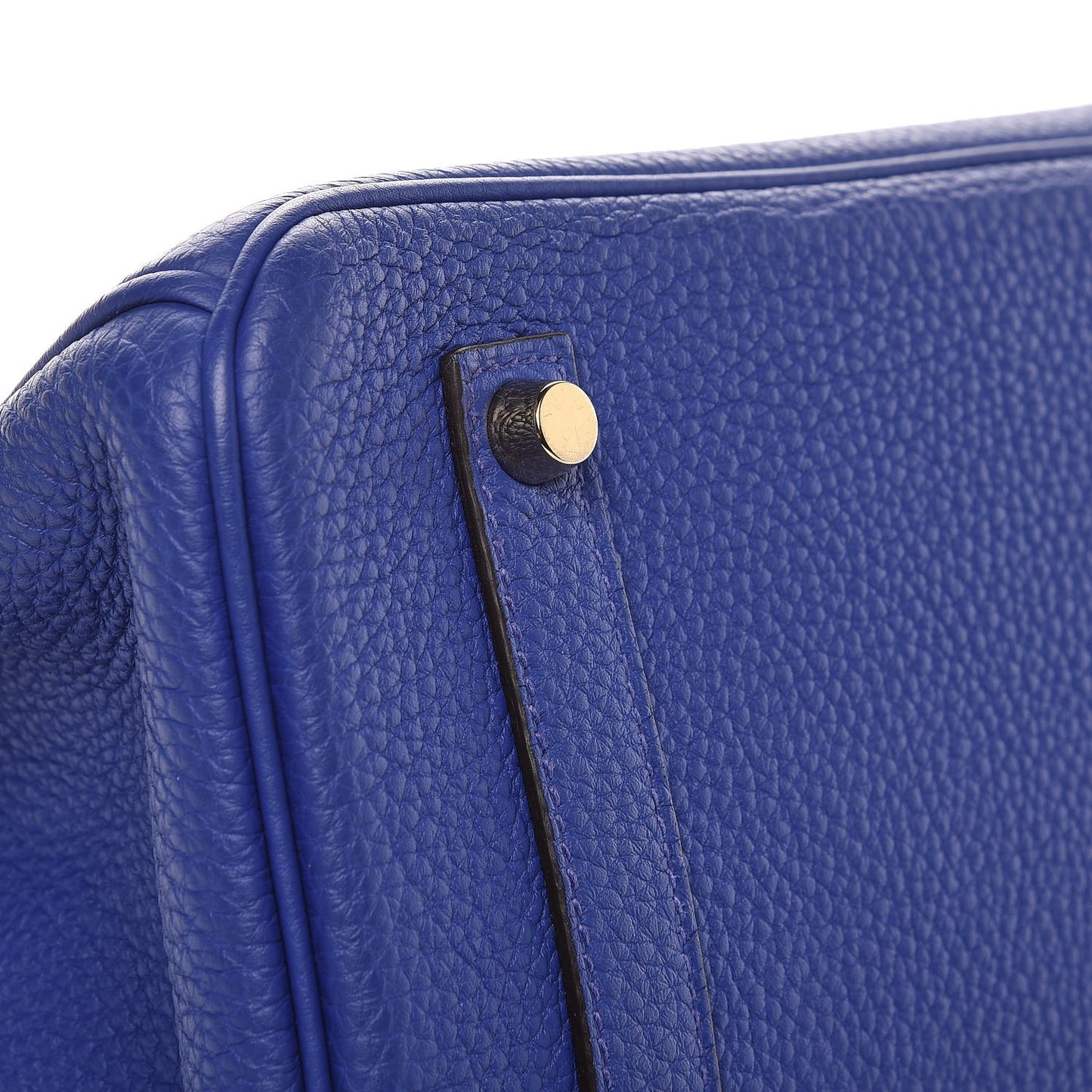 Togo Birkin 35 Bleu Electrique