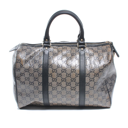 Gucci Crystal Monogram Medium Joy Boston Navy 3 of 11