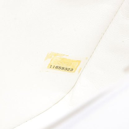 Chanel Caviar Quilted Jumbo Single Flap White 8 of 9