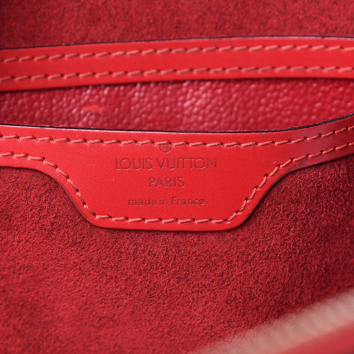 Louis Vuitton Epi Mabillon Backpack Castillan Red 6 of 19