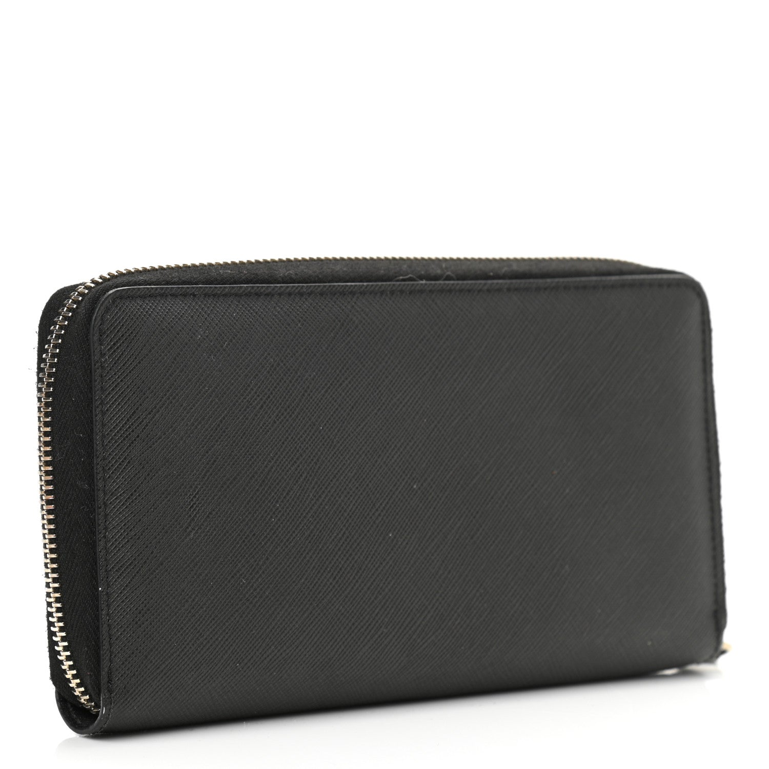 Givenchy Textured Coated Canvas Rottweiler Print Zip Around Wallet Black 3 of 6