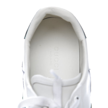 Gucci Calfskin Ayers Web Star Embroidered Womens Ace Sneakers 37.5 White Multi 8 of 11