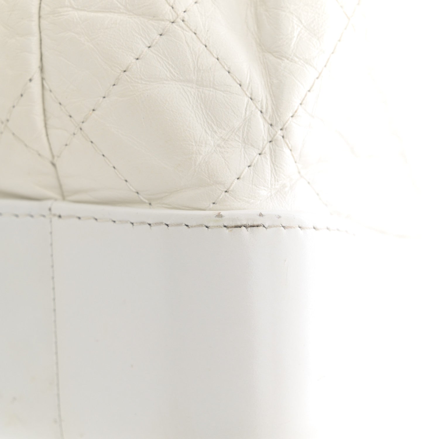 Chanel Aged Calfskin Quilted Small Gabrielle Backpack White 15 of 16