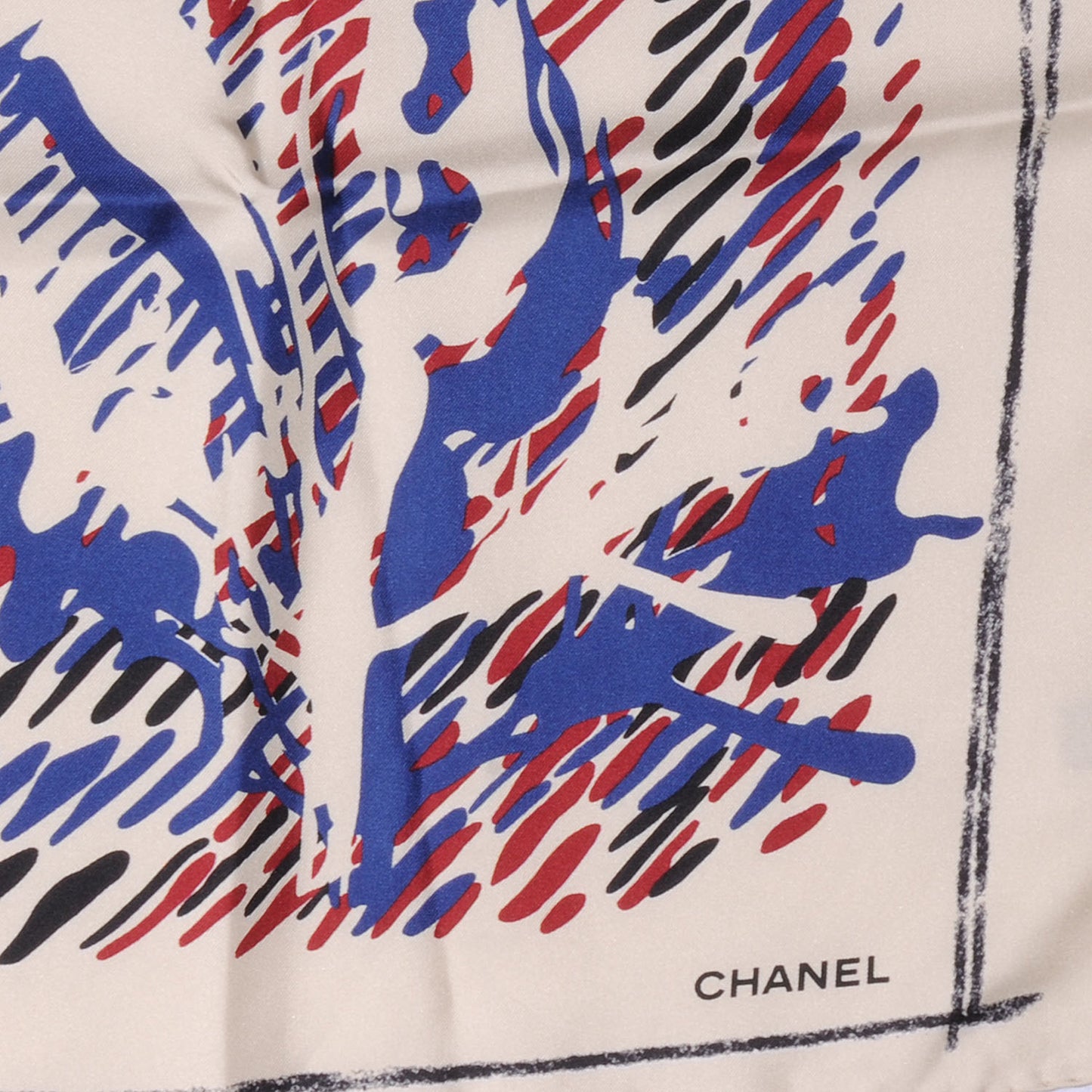 Silk CC Thistle Square Scarf