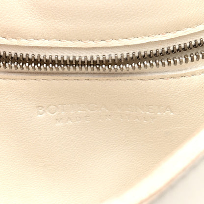 Bottega Veneta Lambskin Maxi Intrecciato Cassette Crossbody Bag White 6 of 9