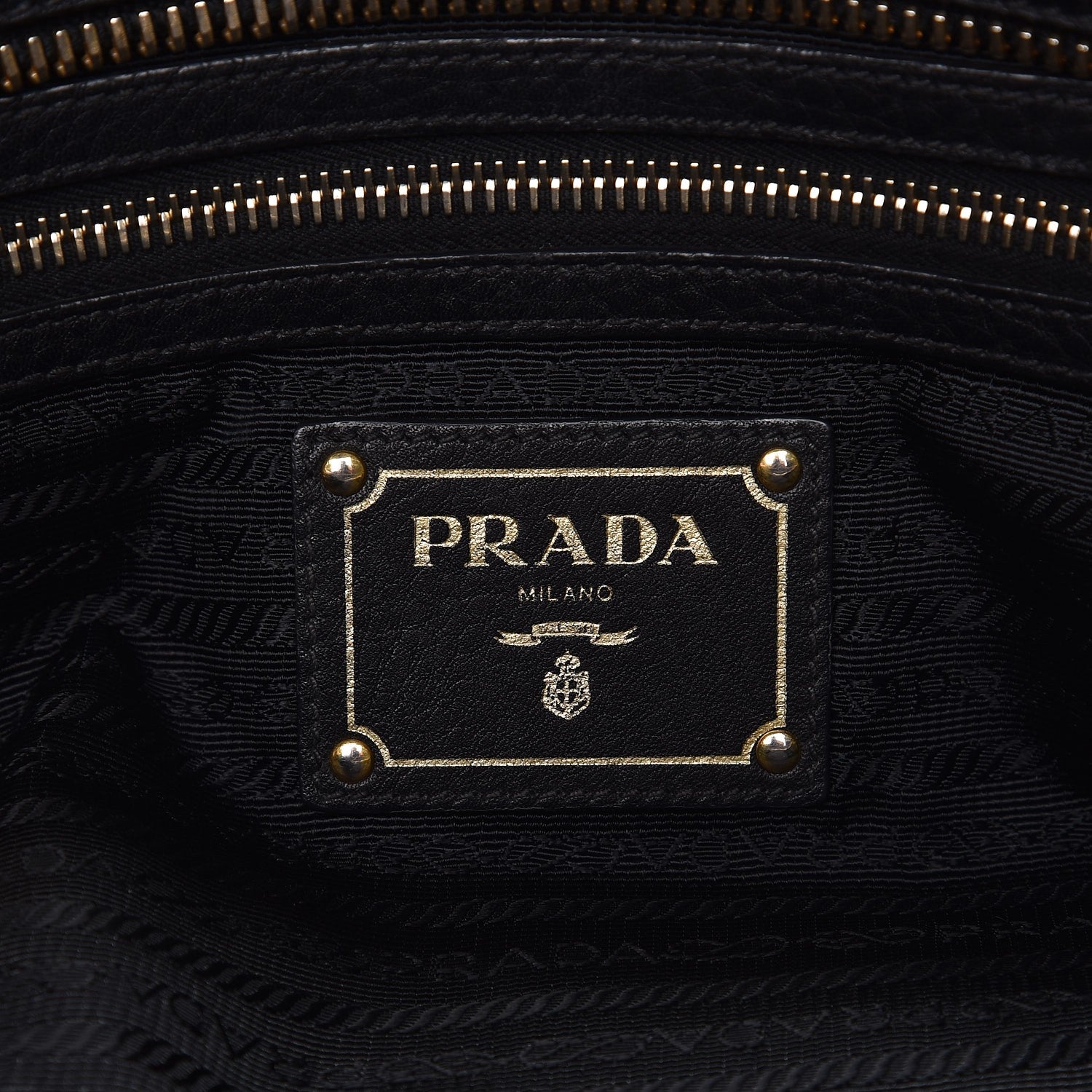 Prada Vitello Daino Shoulder Bag Nero Black 7 of 9
