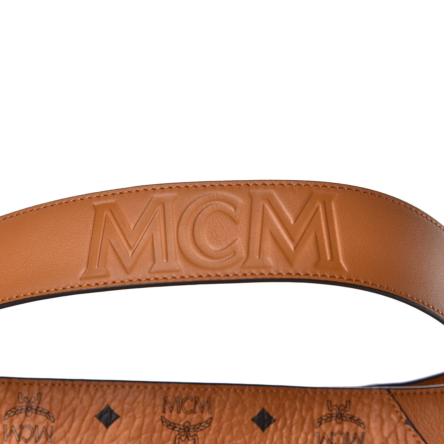 MCM Visetos Large Klara Hobo Cognac 9 of 12