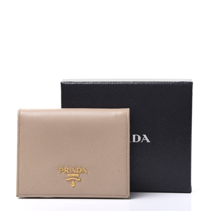 Prada Saffiano Metal Bi-Fold Wallet Cammeo 9 of 9