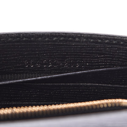 Gucci Textured Calfskin Medium Betty Chain Wallet Black 7 of 11