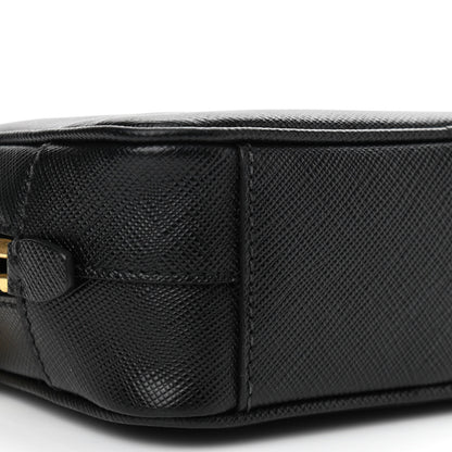Prada Saffiano Mini Camera Crossbody Bag Black 8 of 10
