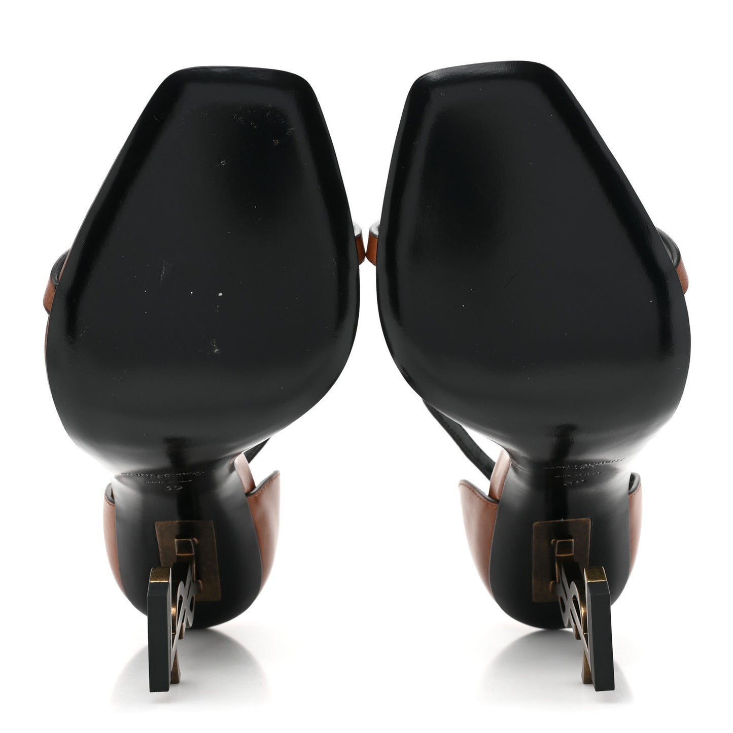 Calfskin Opyum Sandals 39 Cognac
