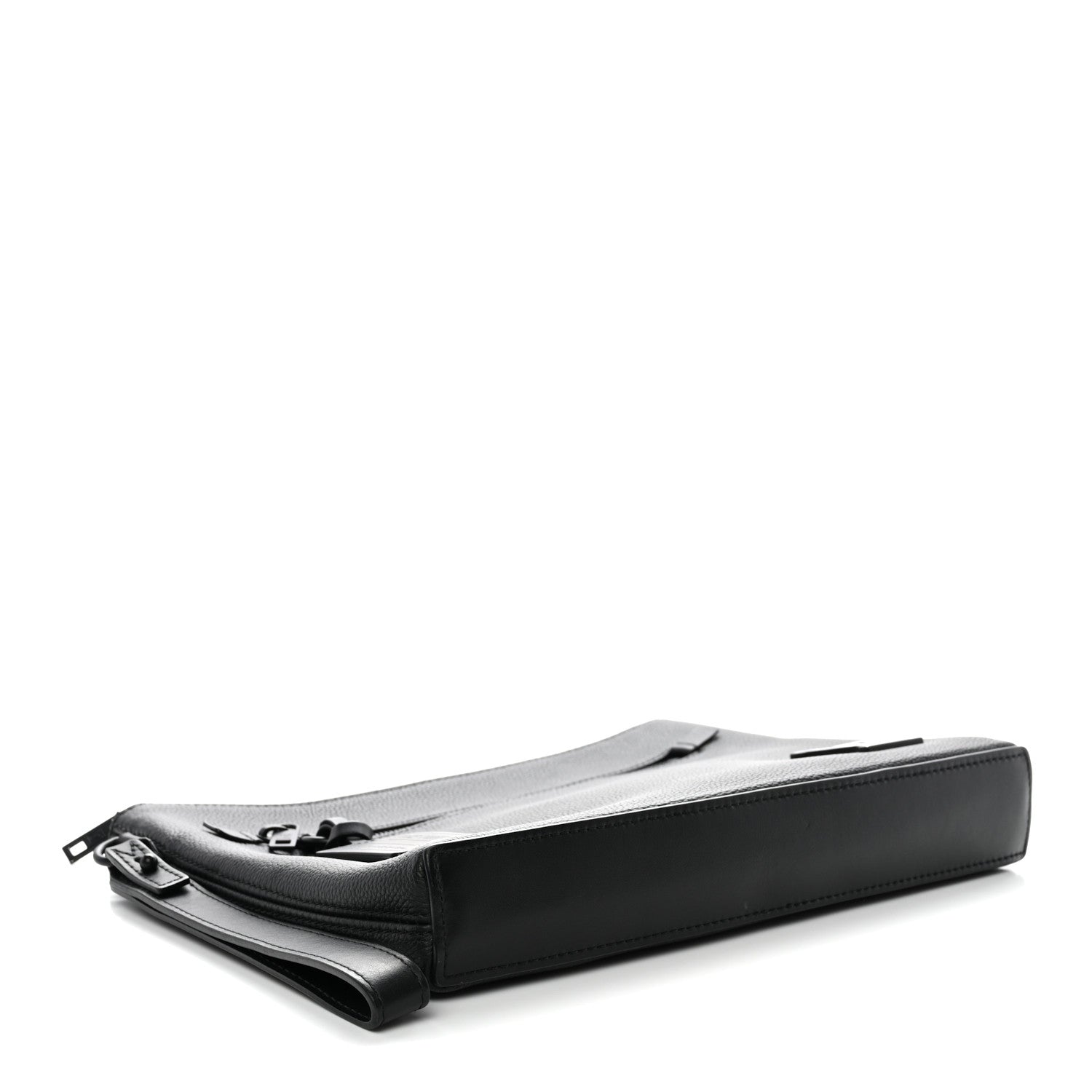 Louis Vuitton Grained Calfskin Aerogram Takeoff Pouch Black 4 of 8