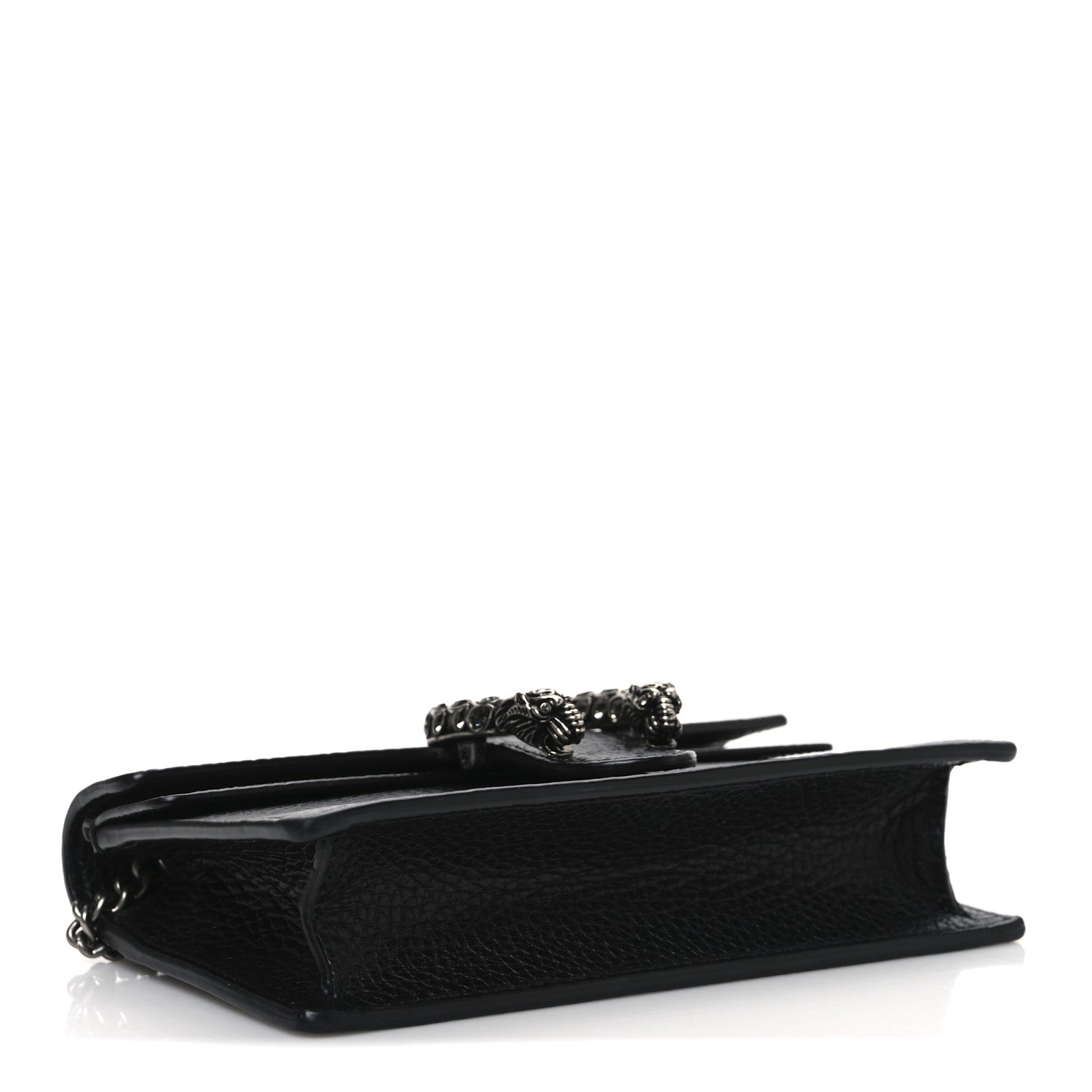 Gucci Calfskin Super Mini Dionysus Shoulder Bag Black 4 of 10