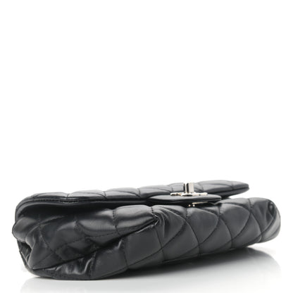 Chanel Calfskin Quilted CC Uniform Flap Belt Bag Black 3 of 9
