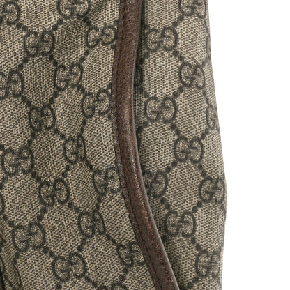 Gucci Soft GG Supreme Monogram Web Large Duffle Bag Beige New Acero Crop 18 of 30