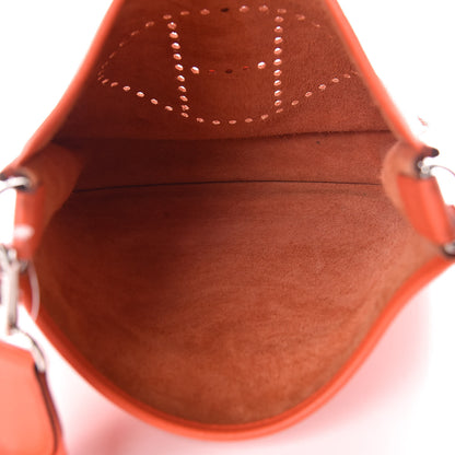 Hermes Taurillon Clemence Evelyne III PM Orange Poppy 6 of 20