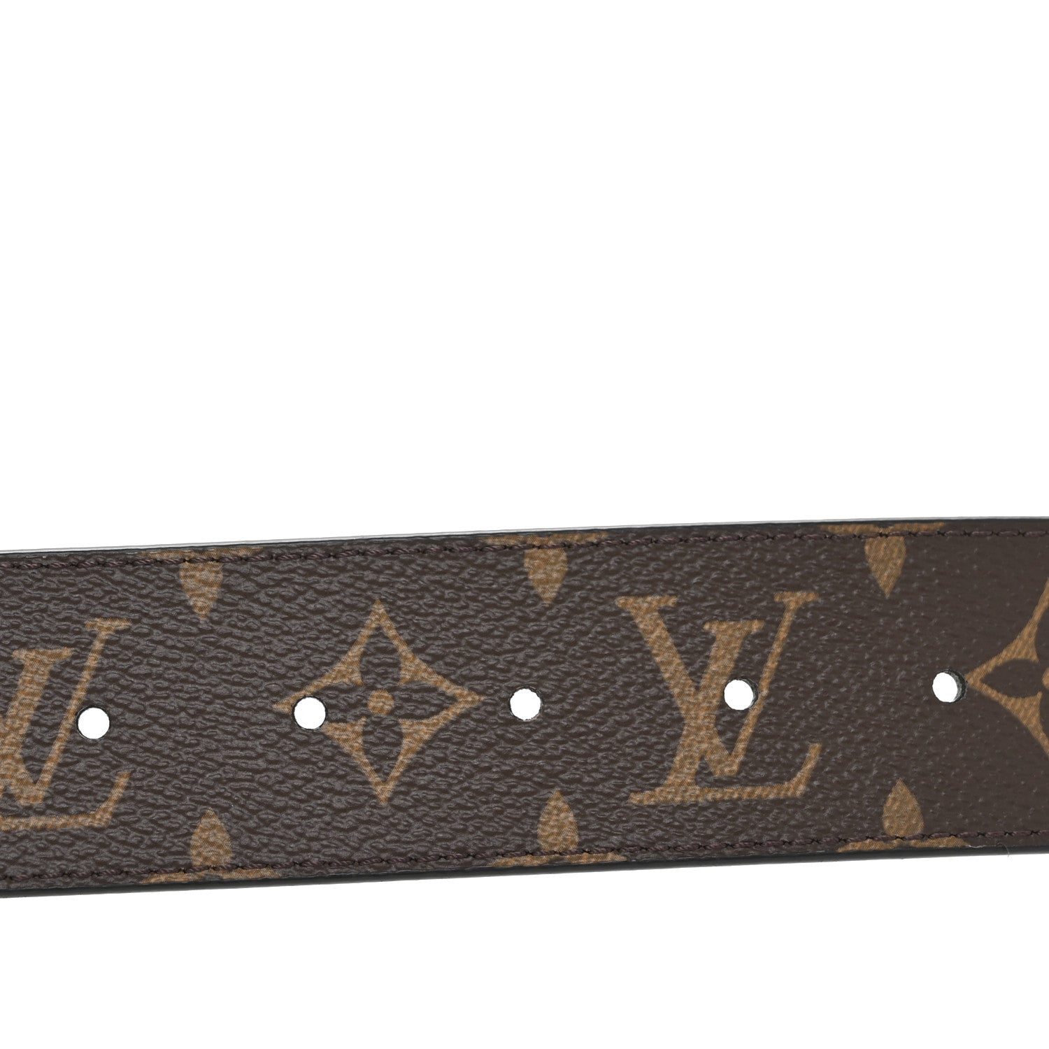 Louis Vuitton Calfskin Monogram 40mm LV Initiales Reversible Belt 95 38 Black 3 of 7